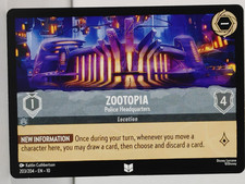 Zootopia - Police Headquarters LORCANA Whispers in the Well 203/204 singles