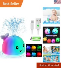 Baby Bath Toys, Light up Bath Toys for Kids Ages 1-3, Pool Water Toys 1 Old ...