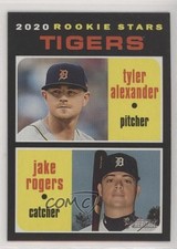 2020 Topps Heritage Rookie Stars Tyler Alexander Jake Rogers #39 Rookie RC 0nr3