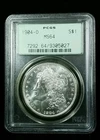1904-O S$1 Morgan Silver Dollar PCGS MS64 OGH Old Green Holder 7442