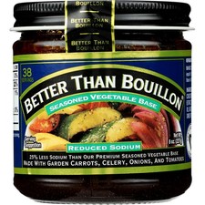 Better Than Bouillon Reduced Sodium Seasoned Vegetable Base 8 Oz