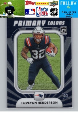 2025 Donruss Optic #20 TreVeyon Henderson Primary Colors | eBay