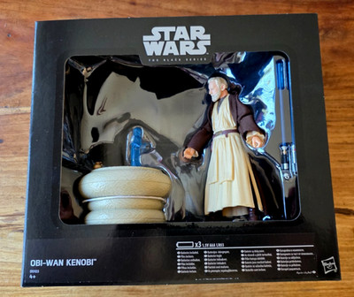STAR WARS - Black Series  6'' - Obi-Wan Kenobi + Leia Hologram SDCC  NEU + OVP
