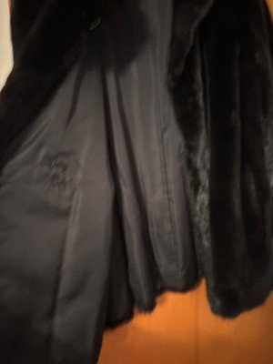 mink coat with matching hat