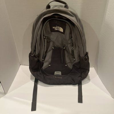 THE NORTH FACE Jester 18'' Hiking Camp Daypack Campus Travel Backpack Gray Black