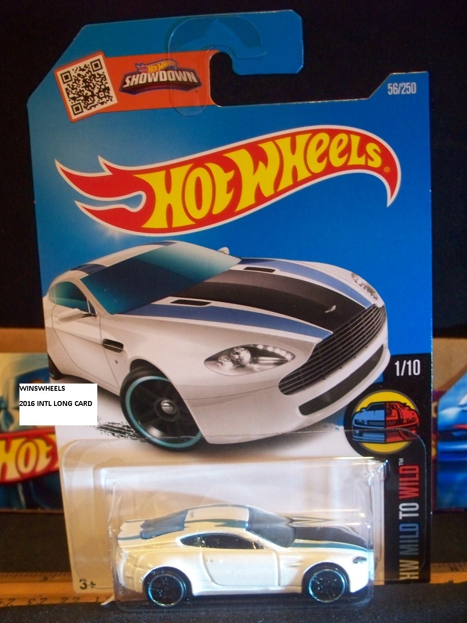 2016 HOT WHEELS #56 -4 ASTON MARTIN VANTAGE GT3 WHIT PR5 💰😍💎INTL 16CARD