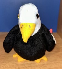 Ty Beanie Baby Baldy The Eagle Plush Toy Vintage 1996 Used