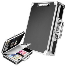 Pechor Clipboard Storage Combination Lock Briefcase Heavy Duty Aluminum Handle