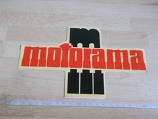 Vintage MOTORAMA Sticker