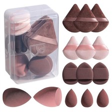14Pcs Makeup Sponge Set Triangle Puff Blenders for Liquid Cream Powder