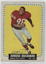 1964 Topps Buck Buchanan (Junious on Card) #92 Rookie RC HOF he0. rookie card picture