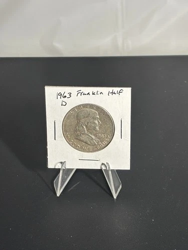1963-D Franklin Half Dollar 90% Silver | VF/XF | Denver Mint | C3Collectables