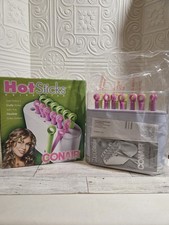 CONAIR Hot Sticks HAIRSETTER Flexible Roller Setter 14 BENDABLE 1 Crack On Lid