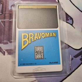 Bravoman TurboGrafx-16 HuCard Cartridge Only 1988 1990 English NTCS USA Tested
