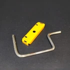 Mighty Tonka Road Grader Blade Plow Angle Lever Dual Blade #3945 Orange
