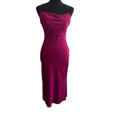Express Womens Magenta Slip Spaghetti Dress XS