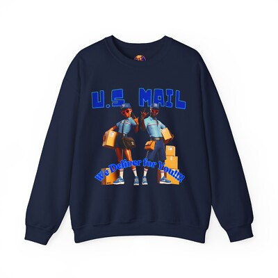 U.S. MAIL CHARACTER UNISEX SWEATSHIRT USPS SIZE XS-3XL FREE SHIPPING