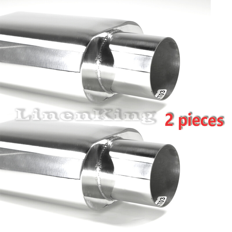 Exhaust Tips 4 Inch Inlet Stainless Steel Exhaust Tip - 4x3.15" Oval Outlet, 2.5" Inlet, Slant Cut Rolled Edge 3 To 5 In Exhaust Tip - Foto 6