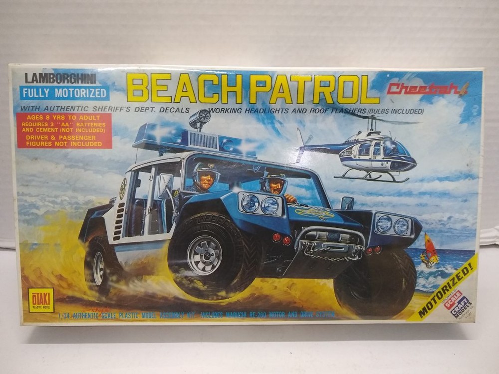 Otaki #OT3-129 Beach Patrol Cheetah Motorized 1/24 Scale Plastic Model Kit