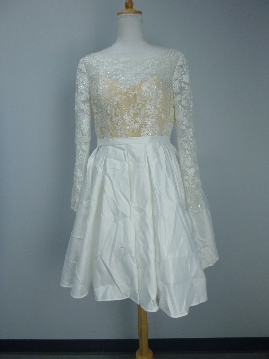 chinese dress ladies 21SIX Aurelia Lace Dress in Beige