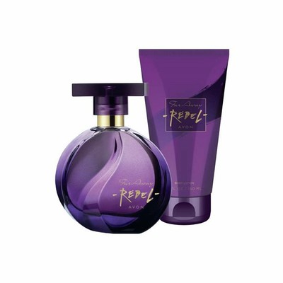 AVON: SET FAR AWAY REBEL / DONNA - PER LEI (PROFUMO + LOZIONE CORPO) | eBay