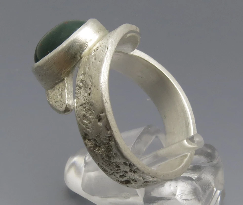 REIF-DESIGN - LABRADORIT RING - UNIKAT AUS EIGENER GOLDSCHMIEDE - 999 FEINSILBER - Bild 4 von 4