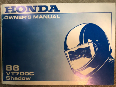 1986 HONDA SHADOW VT700C MANUAL PDF visual data 8