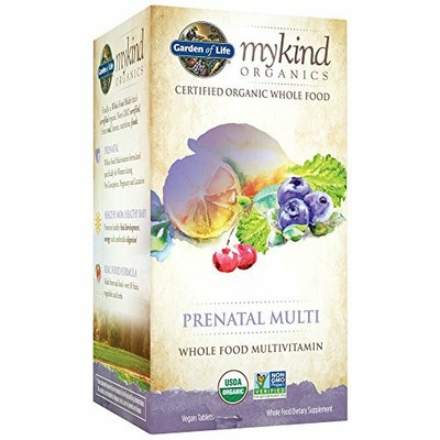 Garden of Life Organic Prenatal Multivitamin Supplement, 180 Tablets