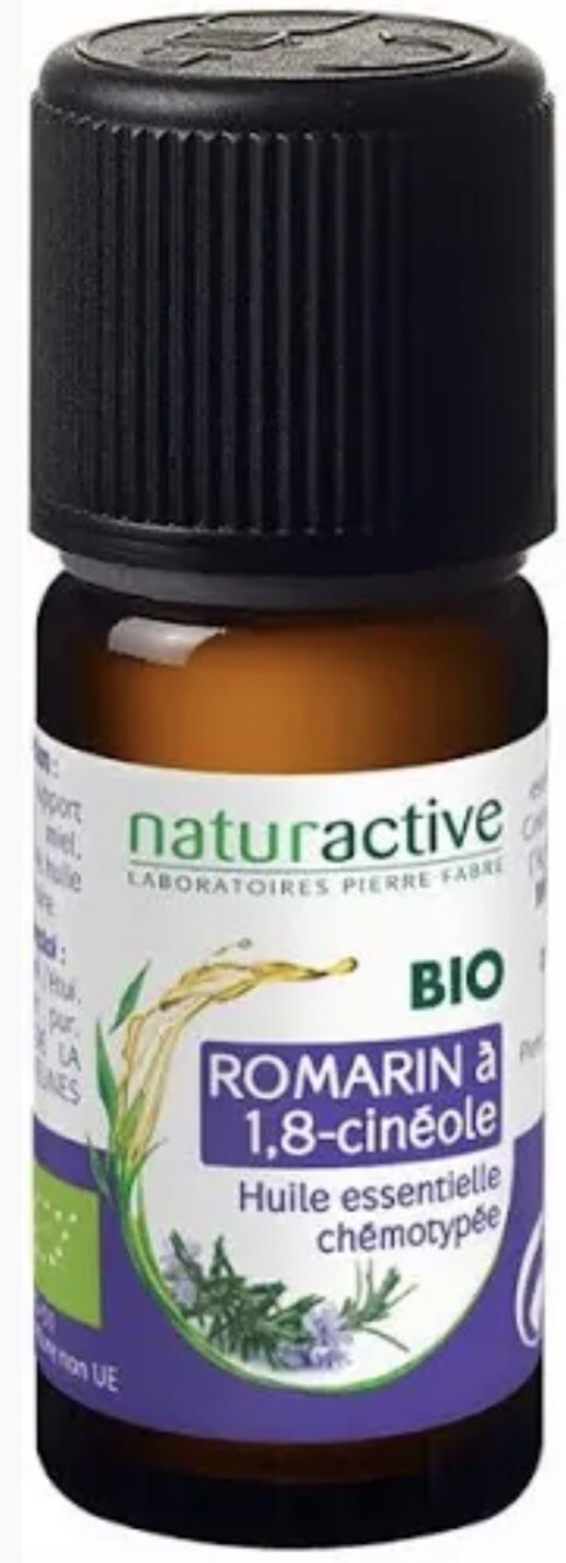 Huile essentielle romarin cinéole bio Naturactive aromathérapie naturelle 5ml