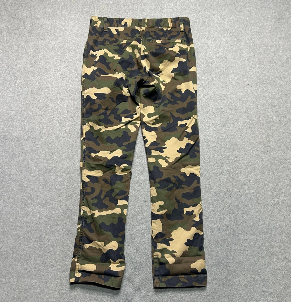 Gap Pants Womens Size 2 Girlfriend Chino Camo Green Brown Casual Army Military - Image 2 of 4