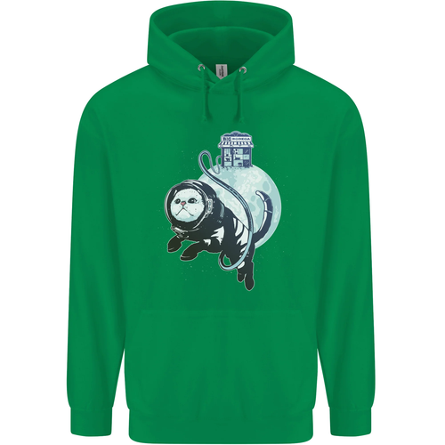 Space Astronaut Cat Funny Childrens Kids Hoodie - Picture 57 of 88