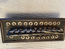 Antique 19th Century French Flutina, Accordion, Marquetry & Mother of Pearl Keys