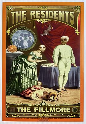 The Residents Concert Poster San Francisco 1997 F-299 The Fillmore