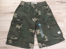 The Childrens Place Boys Brown Camo Cargo Shorts Size 8 BNWT