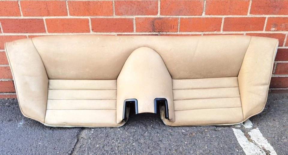 1988 JAGUAR XJS COUPE V12 OEM LEATHER REAR UPPER LOWER SEATS SEAT USED OEM - Image 2 of 4