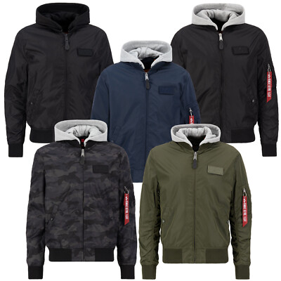 Alpha Industries MA-1 TT Hood 196108 Jacke Bomberjacke Farbauswahl