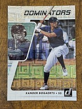 XANDER BOGAERTS 2021 Donruss DOMINATORS RAPTURE HOLO PARALLEL - Boston Red Sox
