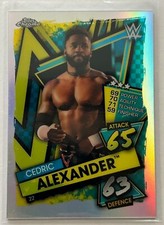2021 Topps Chrome WWE Slam Attax - CEDRIC ALEXANDER Silver Refractor #22