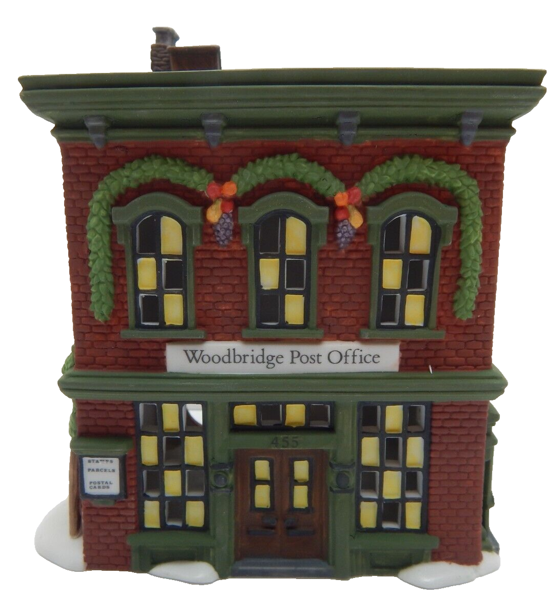 Dept 56 New England Village Woodbridge Post Office 56572 Good