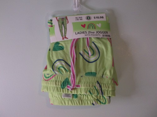 Pigiama Jogger Arcobaleno Nuovo Donna Taglia XL "16-18" con Tasche Multi - Foto 2 di 4