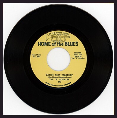 THE '5' ROYALES ''CATCH THAT TEARDROP c/w GOOF BALL'' 1962 MONSTER R&B MOVER
