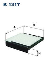 Filtron K 1317 Filter, Innenraumluft FÜR Nissan