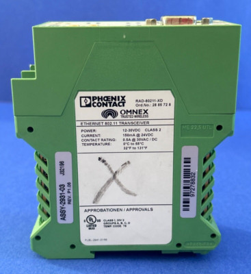 Phoenix Contact Rad-80211-XD Wireless Module 12-30VDC New Open Box