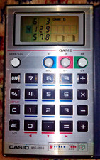 CASIO GAME RARE MG-888 CALCULATOR CLOCK ELECTRONIC COMPUTER