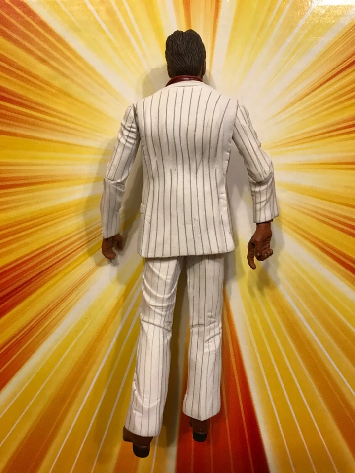 NECA Reel Toys SCARFACE Tony Montana traje blanco 1:12 7” 2007 Pacino dueño de adulto Foto 2 de 4