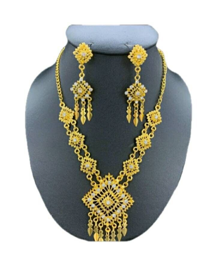 Thai jewelry set dance show wedding bride dress earring clip diamond silver gold | eBay Thai jewelry set dance show wedding bride dress earring clip diamond silver gold | eBay