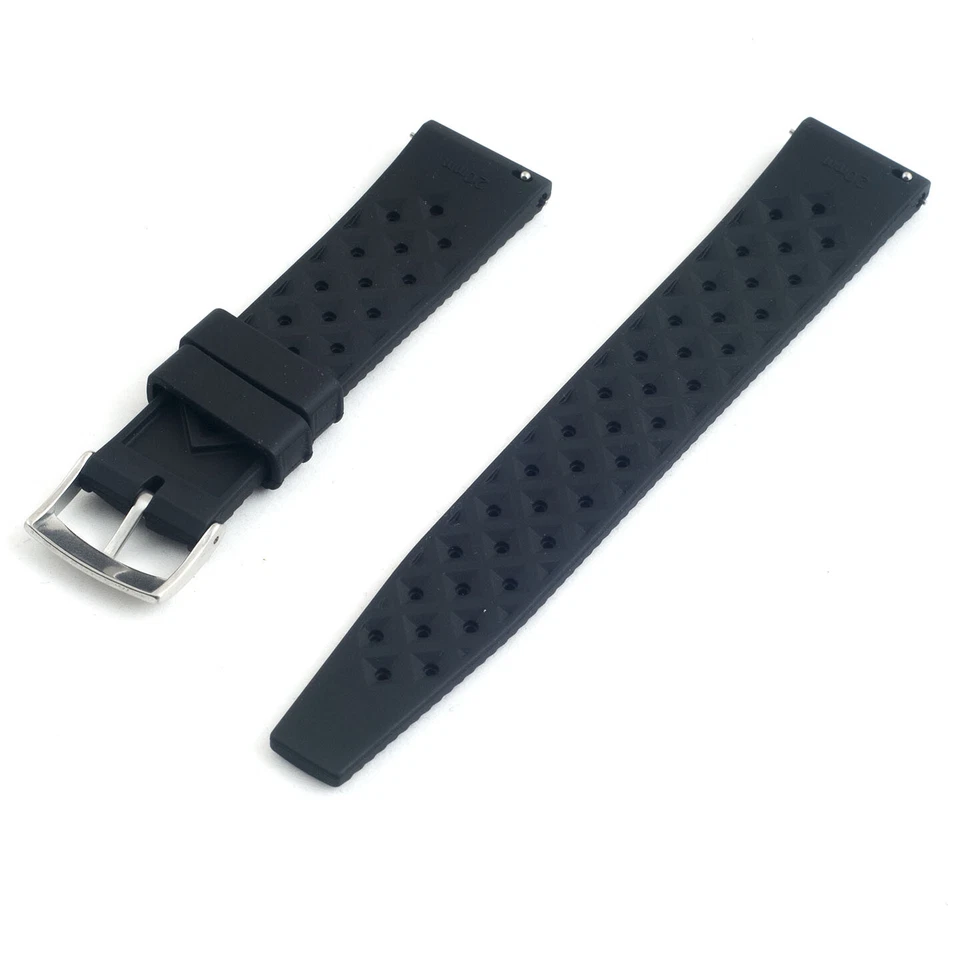 FKM Rubber Tropical Quick Release Watch Strap Band Dive Silicone Replacement SKX - Image 4 of 4