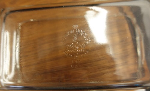 Fire-King 409 1 Quart Clear Glass Loaf Pan - Picture 4 of 8