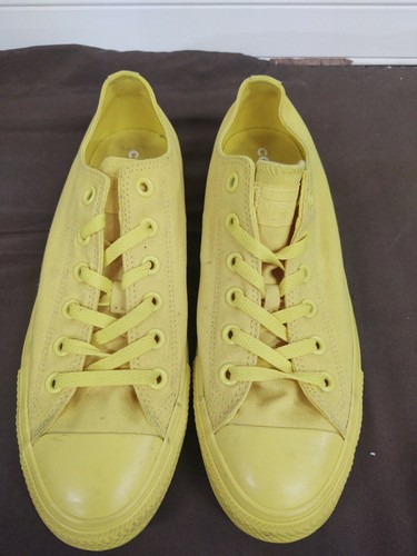 converse monochrome yellow