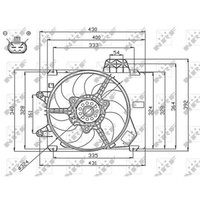 Nrf 47750 LüFter MotorlüFter MotorküHler LüFtermotor LüFterrad KüHlerlüFter